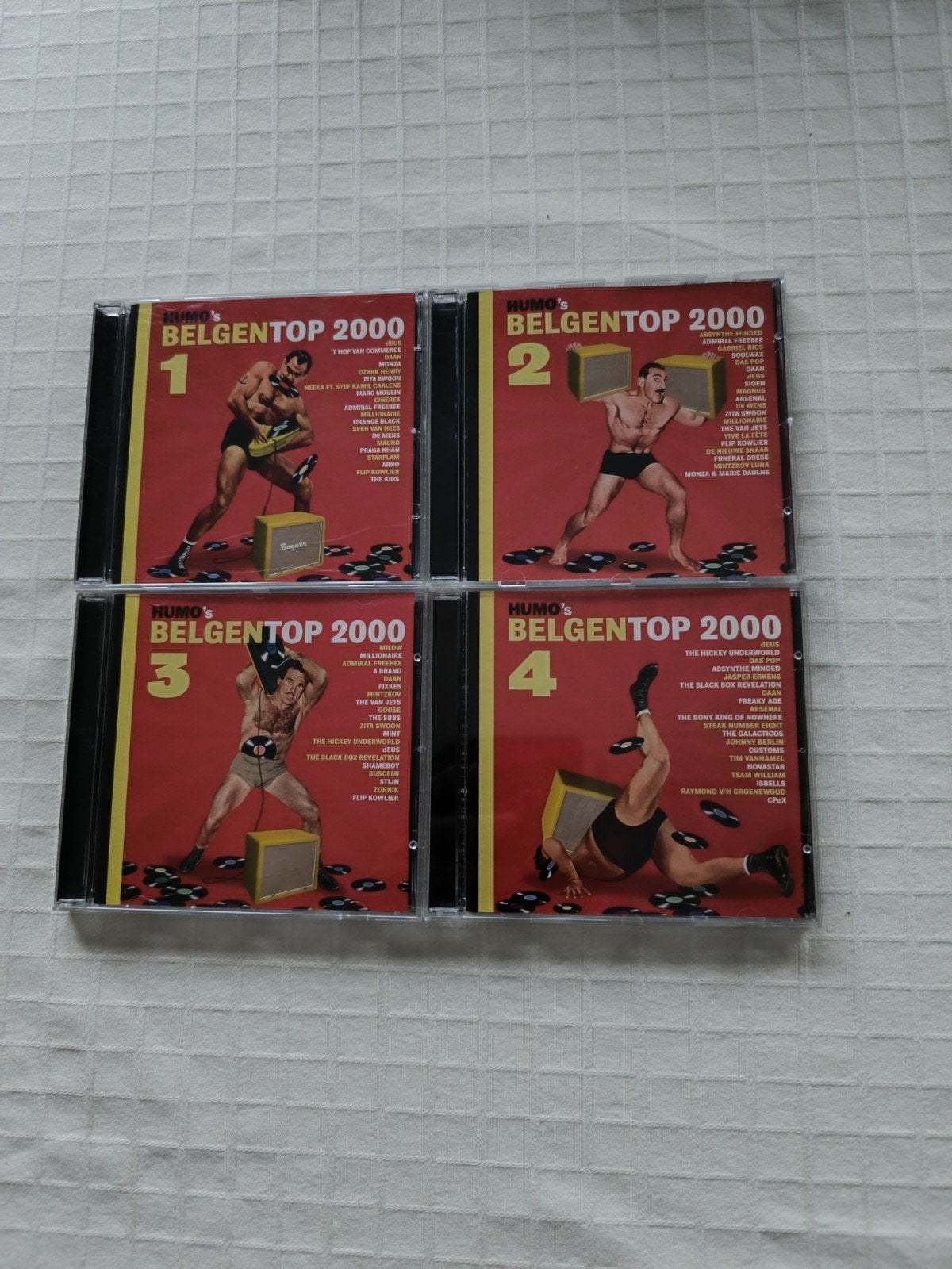 Humo's Belgentop 2000 - lot 4 cd's, Cd's en Dvd's, Ophalen