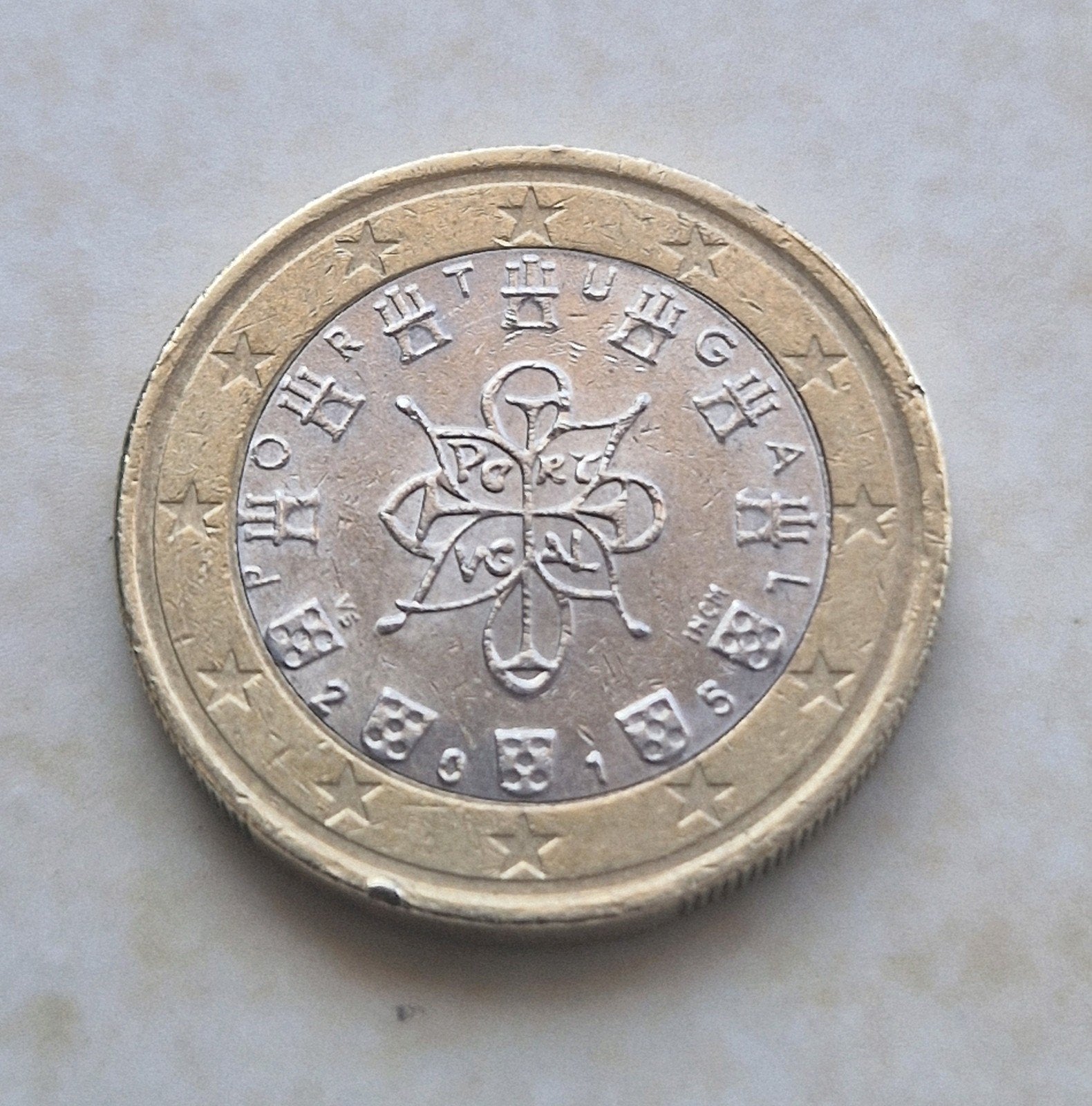 2015, Portugal , 1 Euro Coin, Timbres & Monnaies, Monnaies | Europe | Monnaies euro, Enlèvement ou Envoi, Portugal, 1 euro