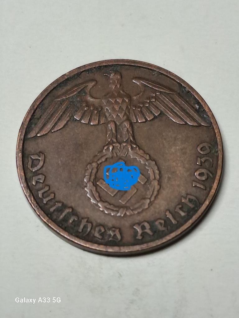 Allemagne 1 Reichspfennig 1939 B, Enlèvement ou Envoi, Allemagne, Monnaie en vrac