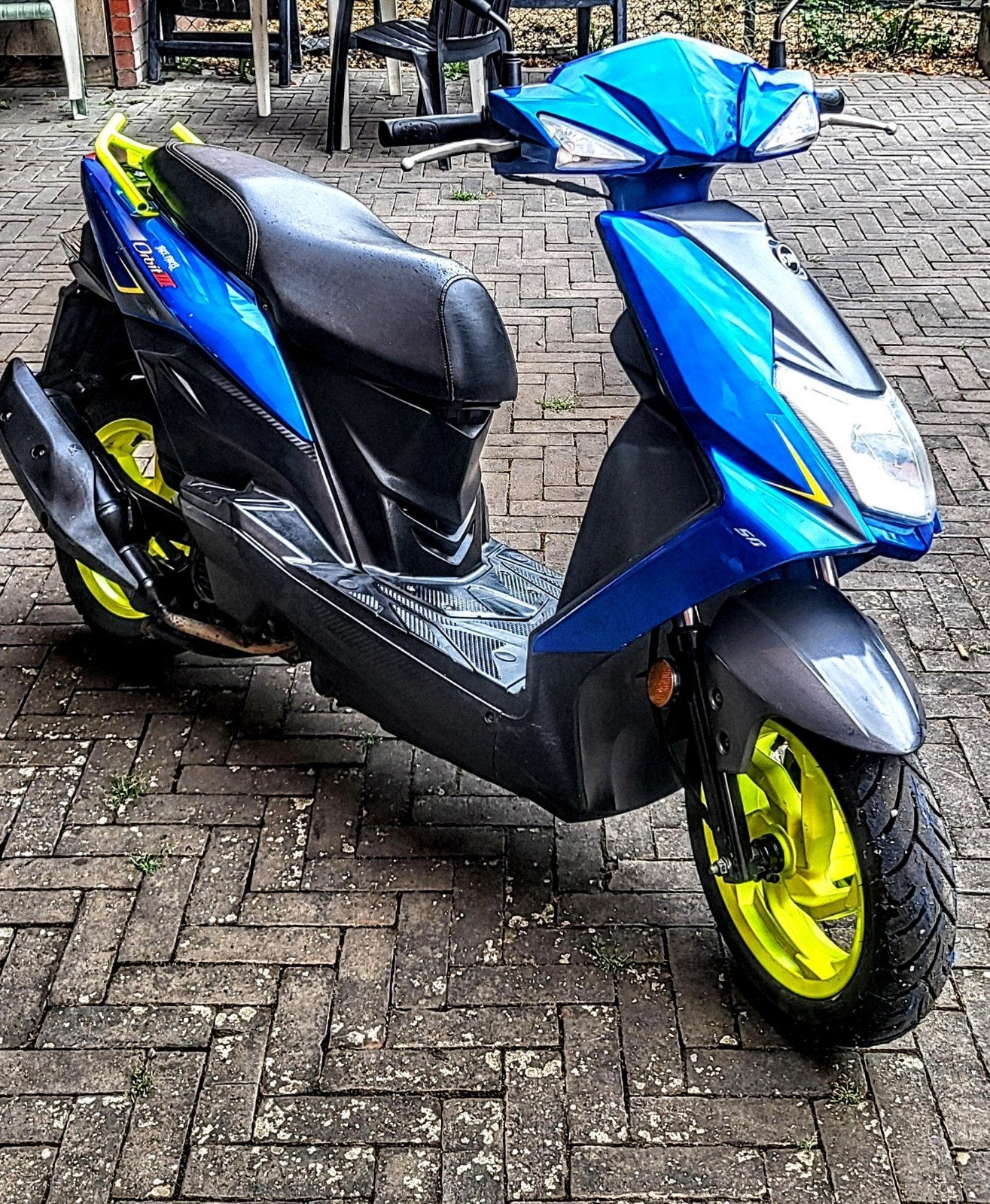 Sym Orbit 3      klasse A   (2022), Ophalen, Gebruikt, Klasse A (25 km/u), 49 cc