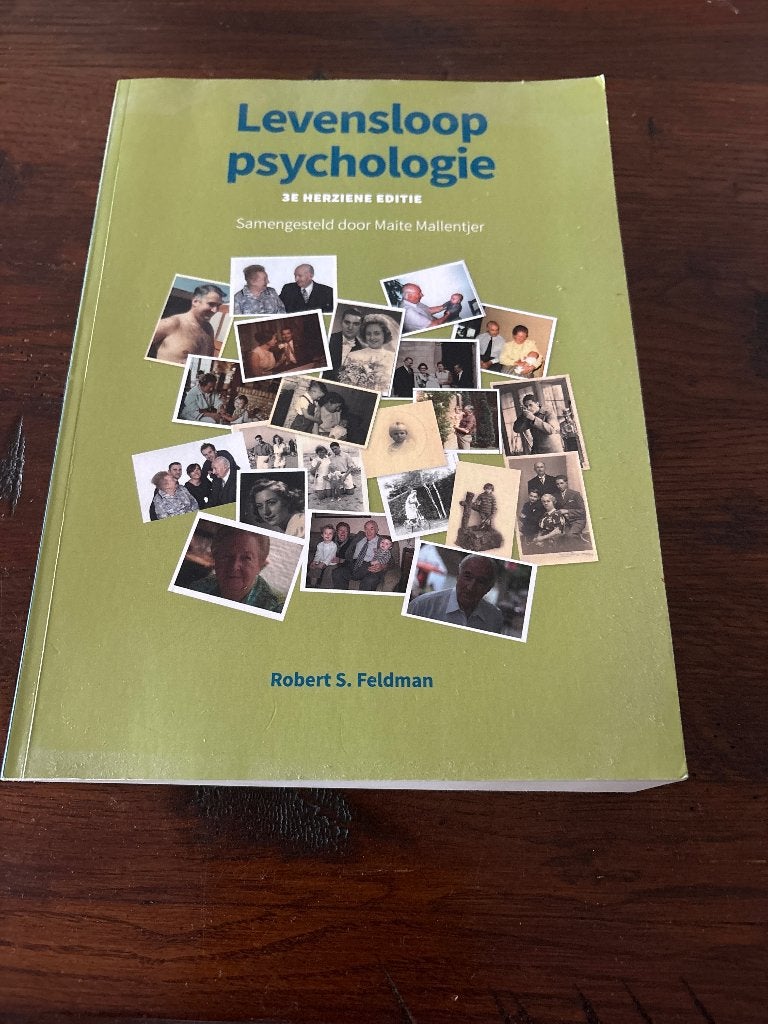 Levensloop psychologie, Ophalen, Zo goed als nieuw, Hogeschool, Robert S. Feldman