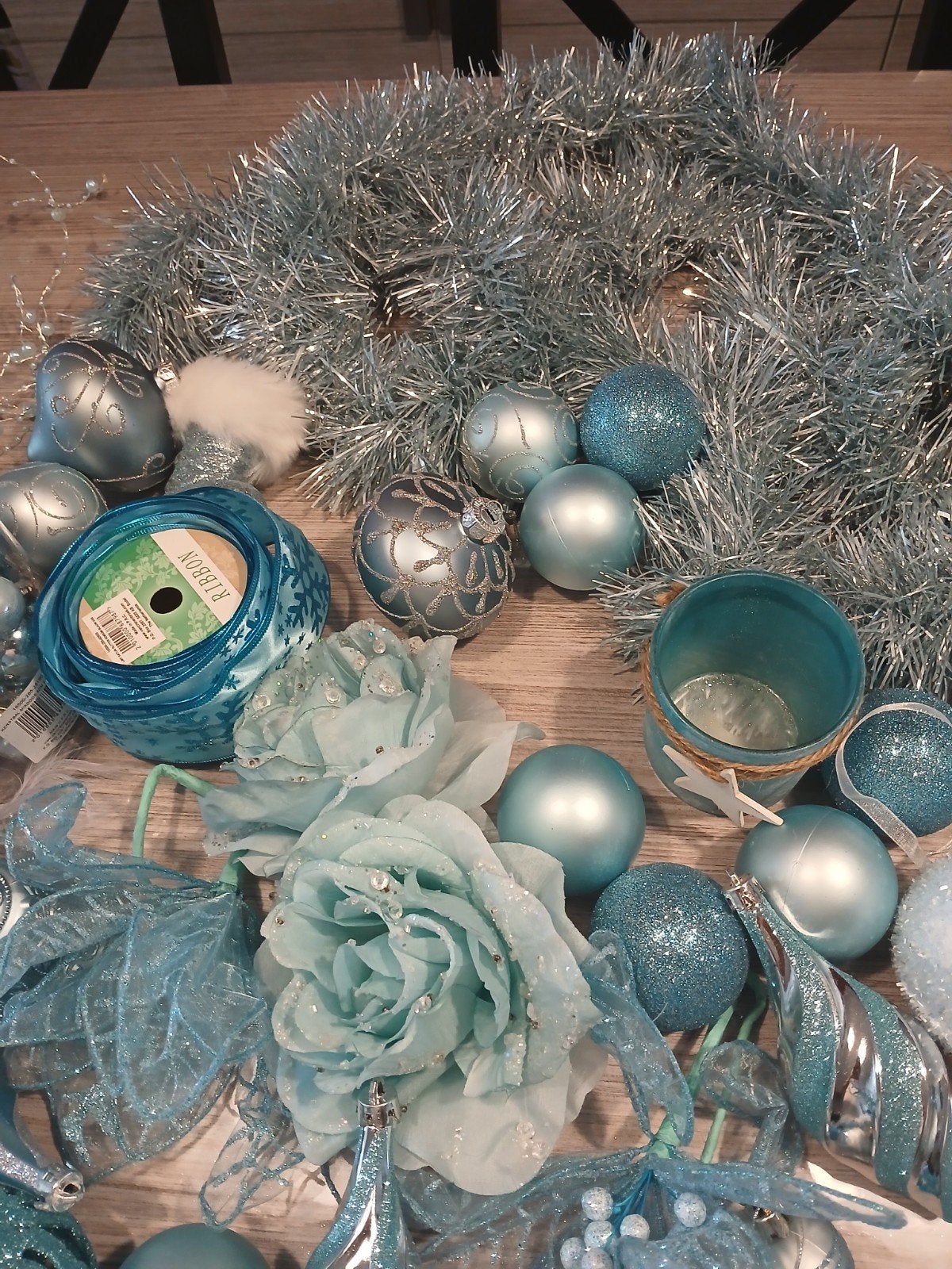 kerstdecoratie blauw, Ophalen of Verzenden, Nieuw