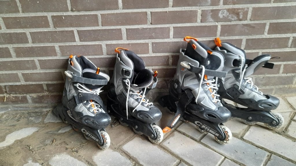 inline skates, Sport en Fitness, Skeelers, Gebruikt, Kinderen, Bescherming, Ophalen