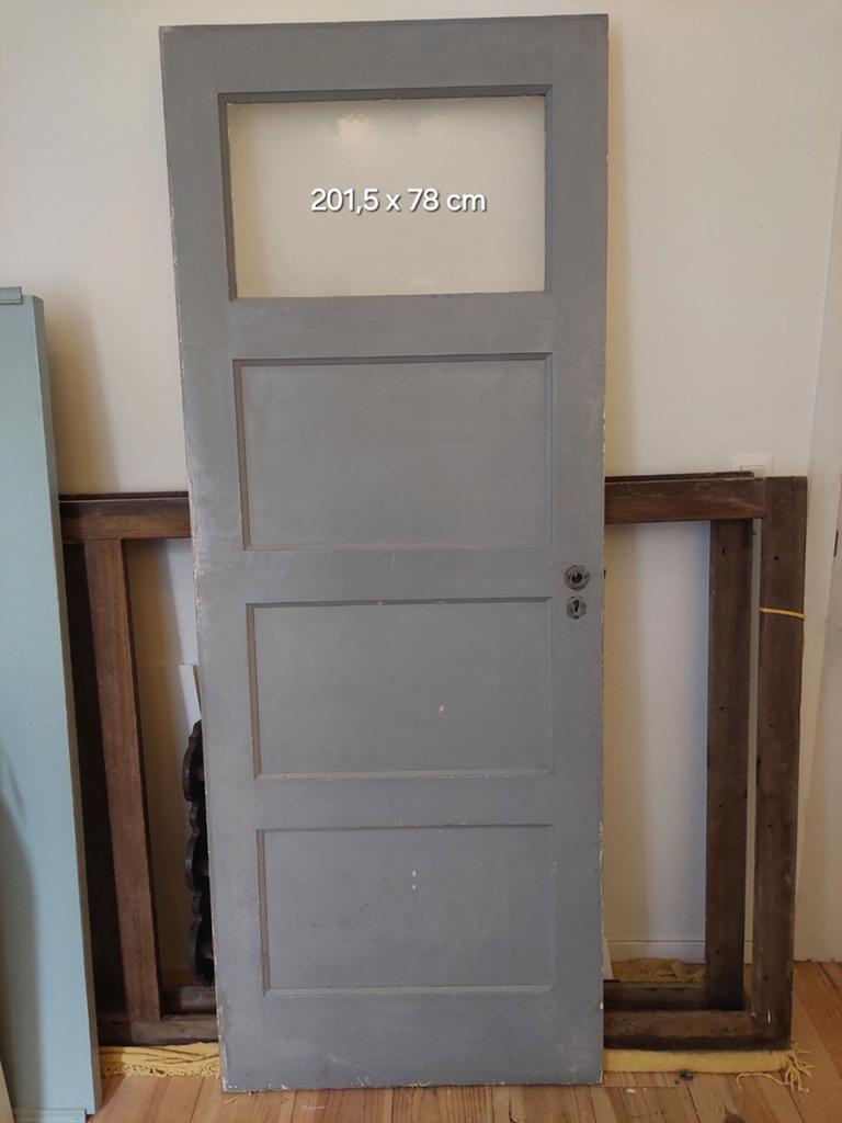 Zware Binnendeur/Paneeldeur '30, Ophalen, Gebruikt, Minder dan 80 cm, Binnendeur