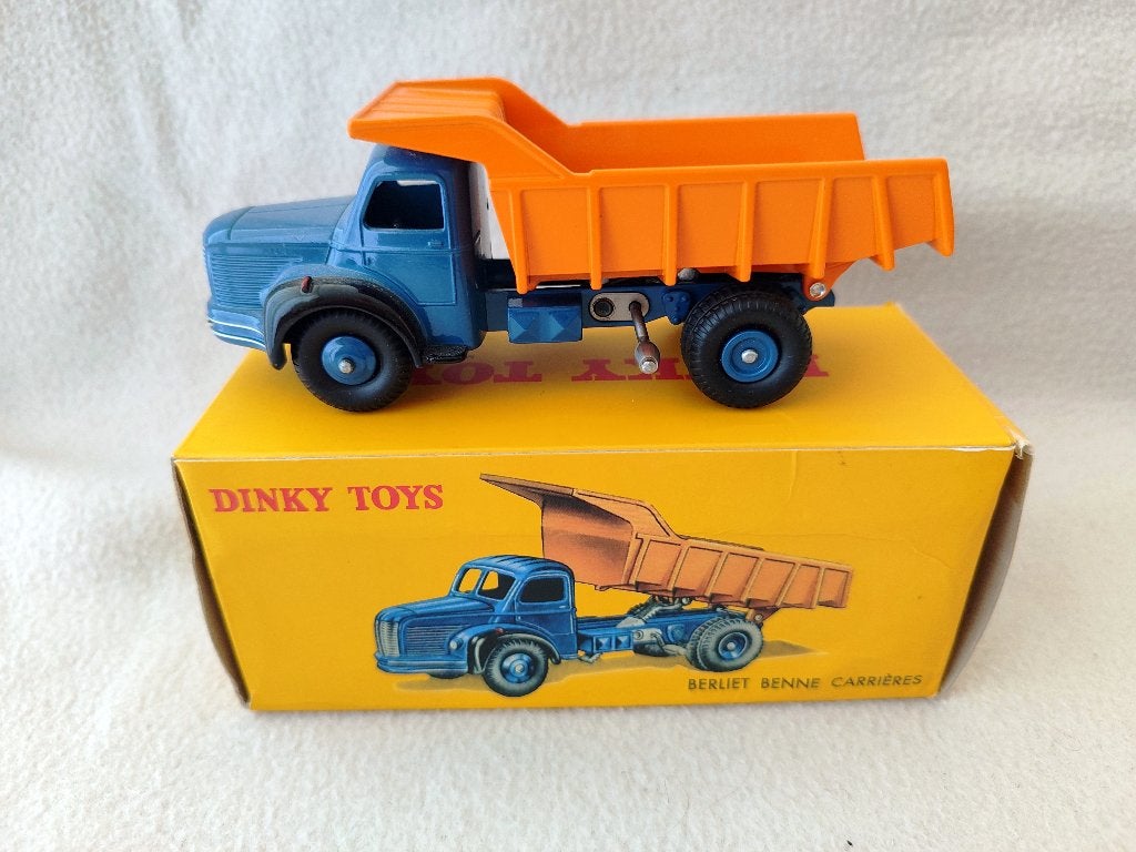 Dinky Atlas _ BERLIET „kipper” _ ref. 34A., Ophalen of Verzenden, Zo goed als nieuw, Bus of Vrachtwagen, Dinky Toys