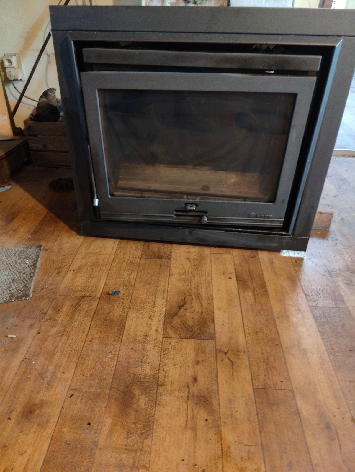 Insert de cheminée Dover, porte élégante, Enlèvement, Utilisé, Insert, Cheminée au bois