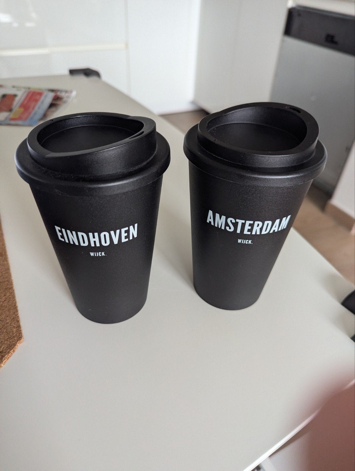 koffiebekers Wyck., Ophalen