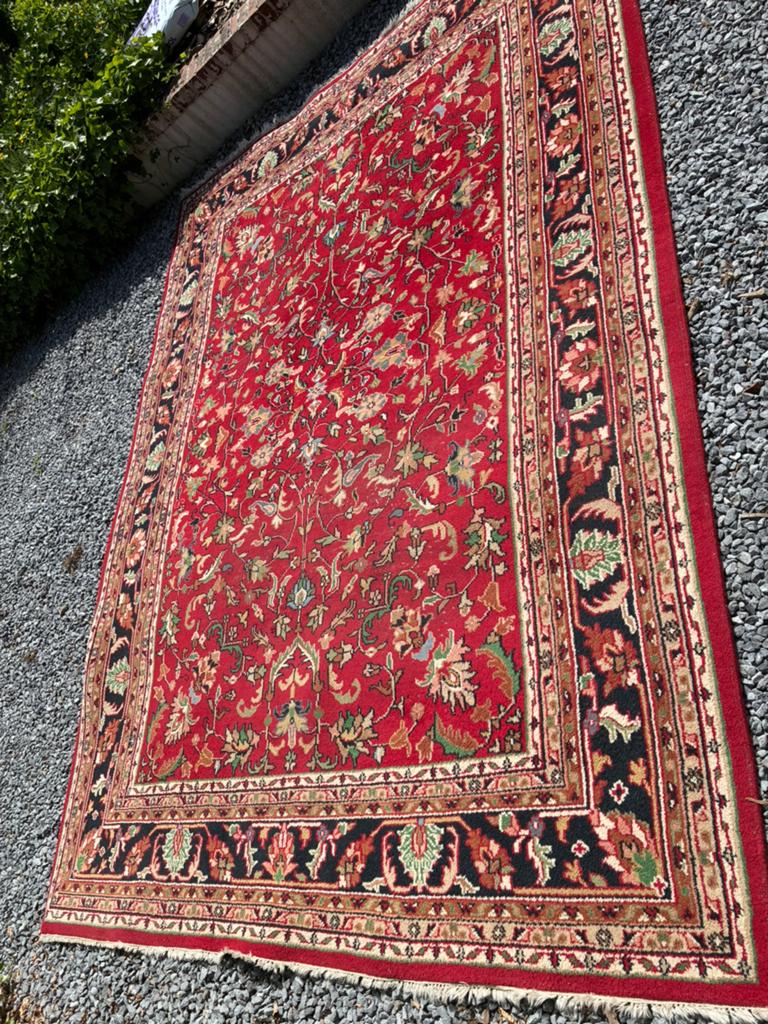 D. Kirman Oosters tapijt 240x332cm, Huis en Inrichting, Stoffering | Tapijten en Vloerkleden, Ophalen, Gebruikt, 200 cm of meer