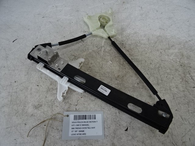 MECANISME VITRE ARRIÈRE DROIT Polo VI (AW1) (2G6839462B), Utilisé, Volkswagen