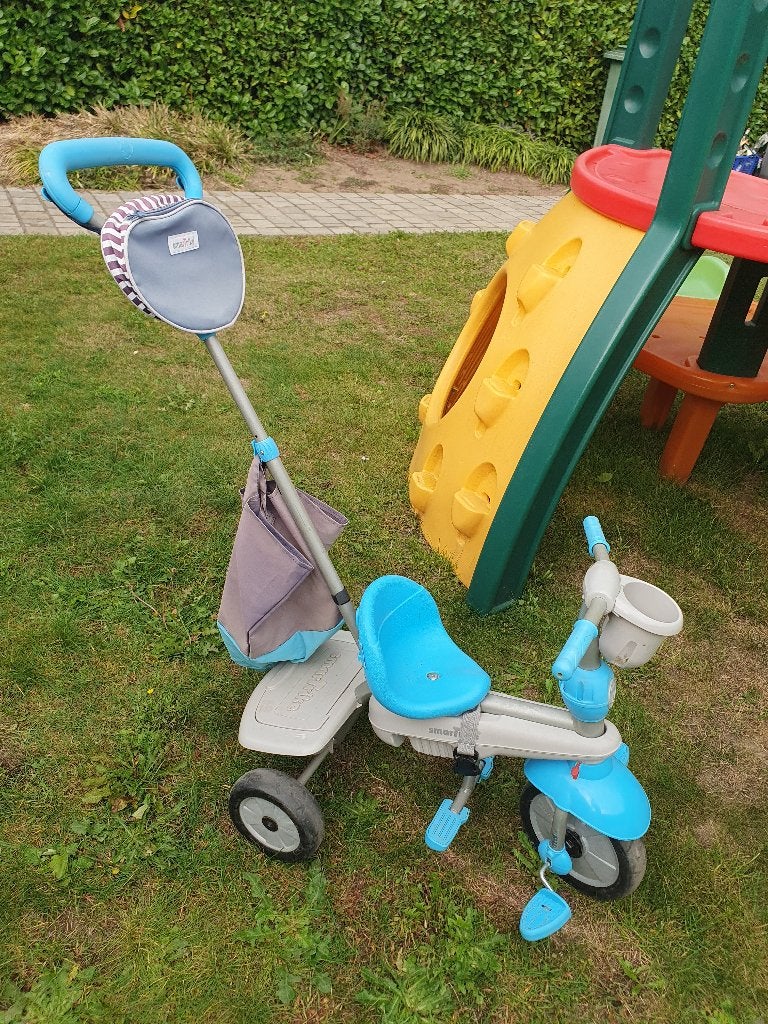 SmartTrike fietsje met duwstang, Ophalen, Zo goed als nieuw, Terugtraprem, Duwstang