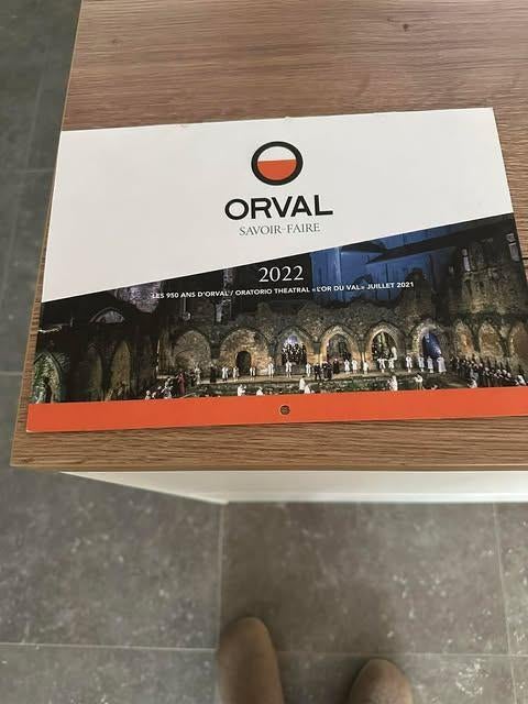 trappist Orval kalender 2022, Ophalen of Verzenden, Nieuw, Overige typen, Overige merken