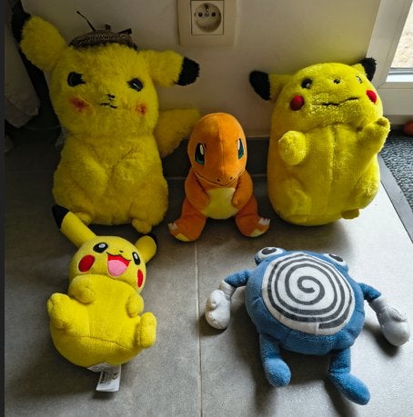 Pokemon knuffels, Ophalen, Gebruikt