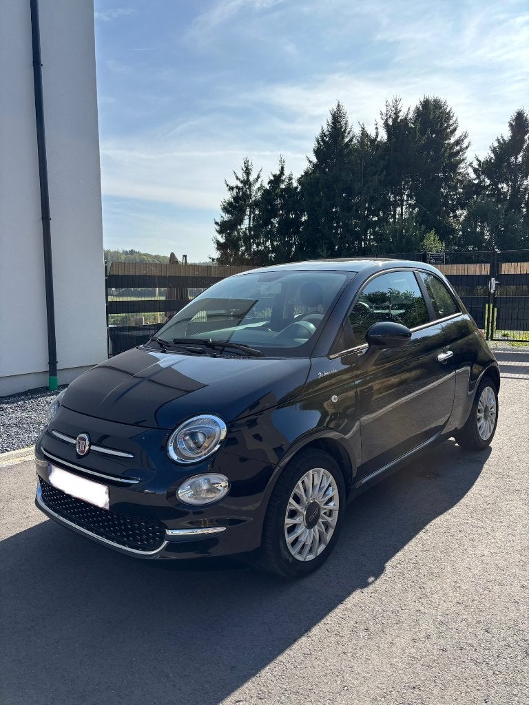 Fiat 500 – 2022 – 22 000 km – Excellent état, Autos, Achat, Boîte manuelle, Entretenue par le concessionnaire, Noir
