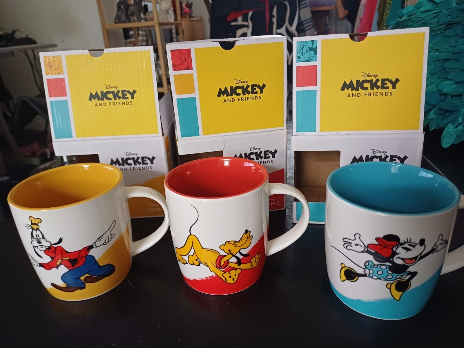 set van 3 Disney tassen/ mokken, Verzamelen, Ophalen of Verzenden, Goofy of Pluto