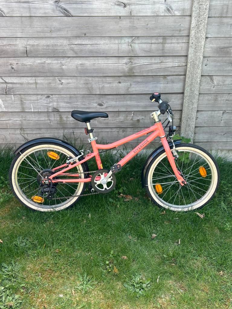 Kinderfiets Decathlon, Fietsen en Brommers, Fietsen | Kinderfietsjes, Gebruikt, 16 tot 20 inch, Velgrem, Ophalen