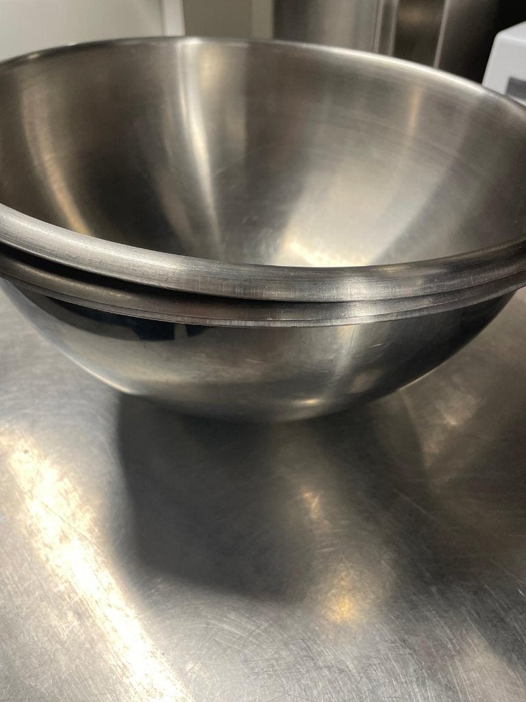 Inox mengkom 4 stuks, Ophalen, Inox