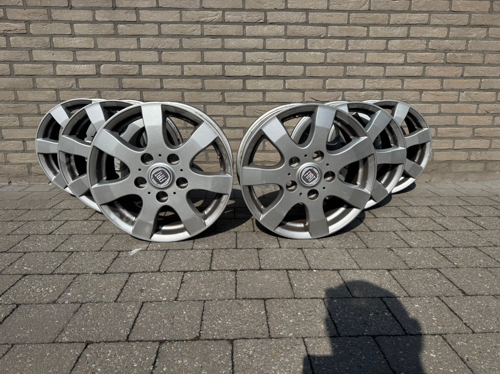 6 velgen voor fiat ducato, Ophalen, Gebruikt