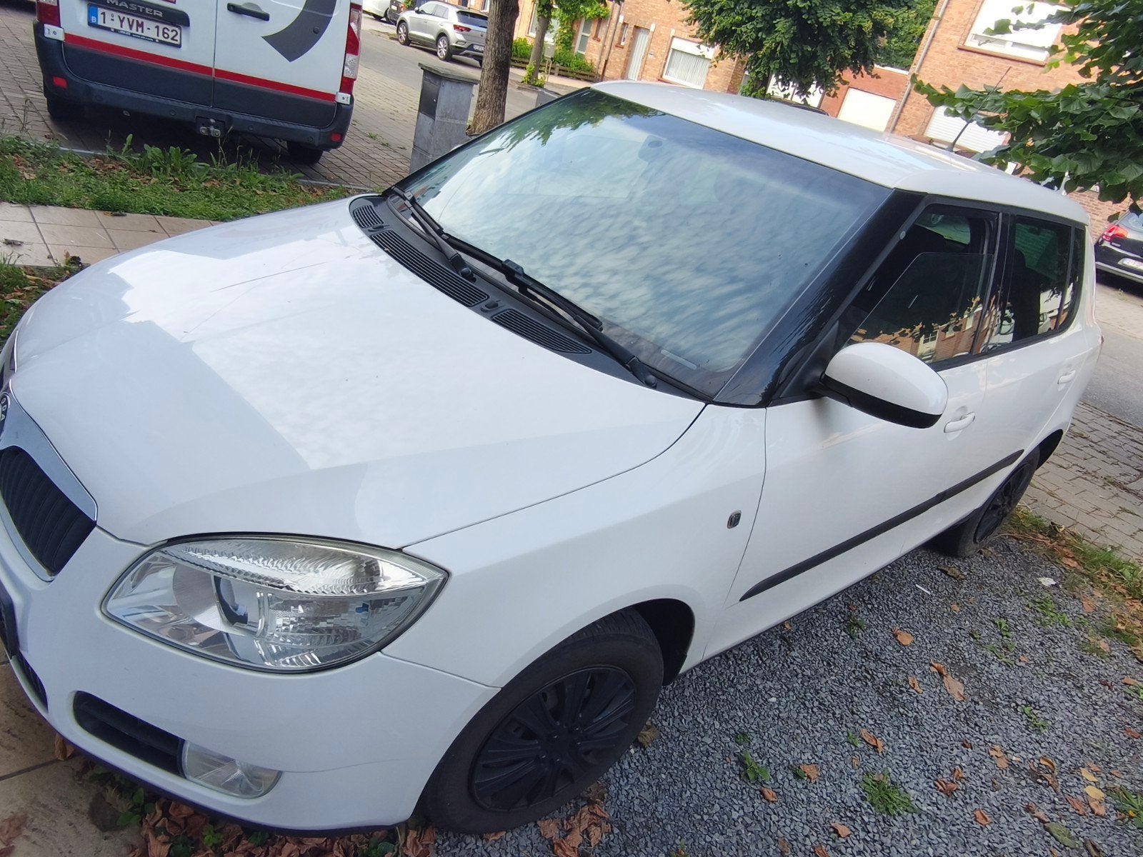Skoda Fabia benzine gekeurd voor verkoop, Auto's, Wit, 5 deurs, Particulier, Fabia
