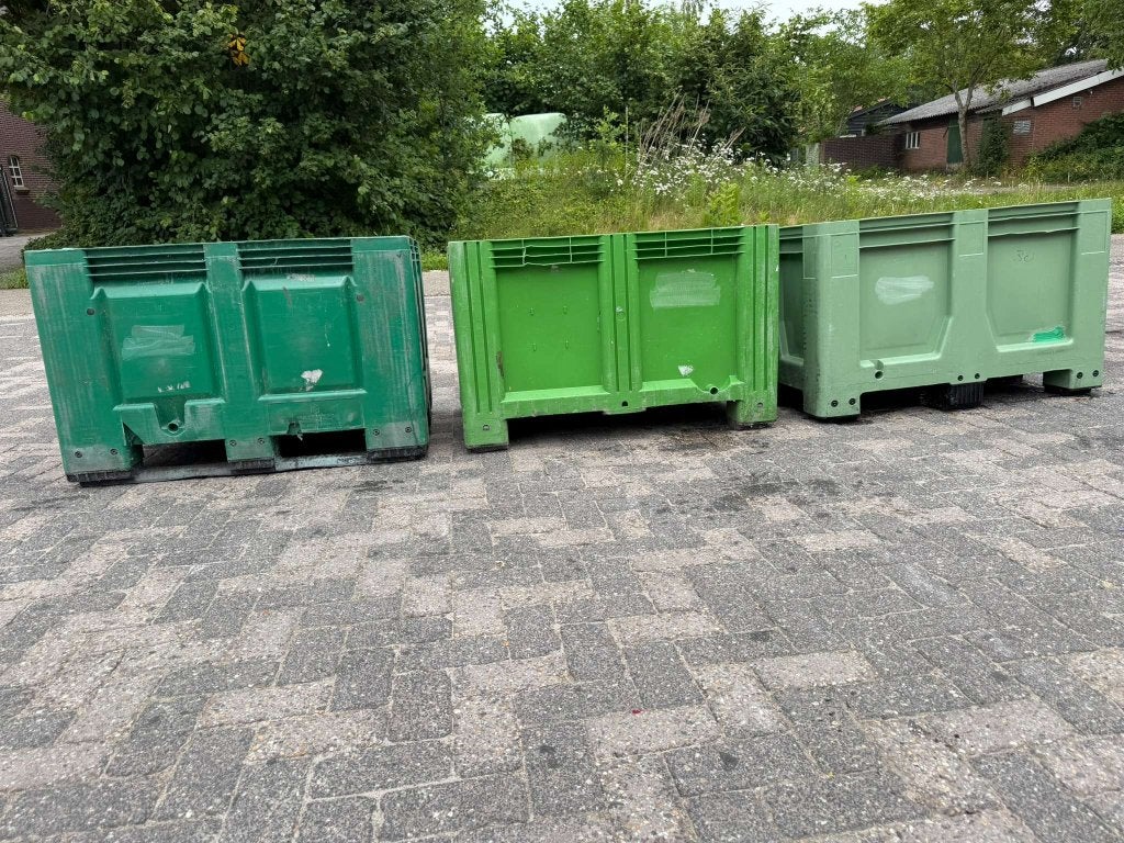 Groene palletbox paarden opslag voerbox kunststof hooi slow, Niet ingevuld, Niet ingevuld, Ophalen of Verzenden, Zo goed als nieuw