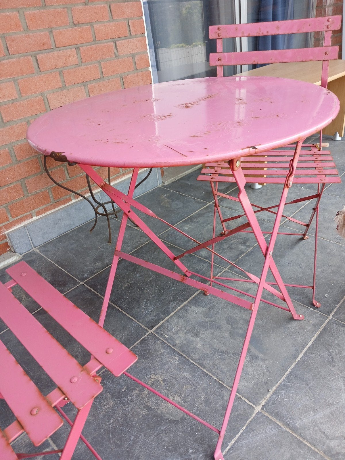 Bistro tafel met 2 stoelen, Enlèvement, Utilisé