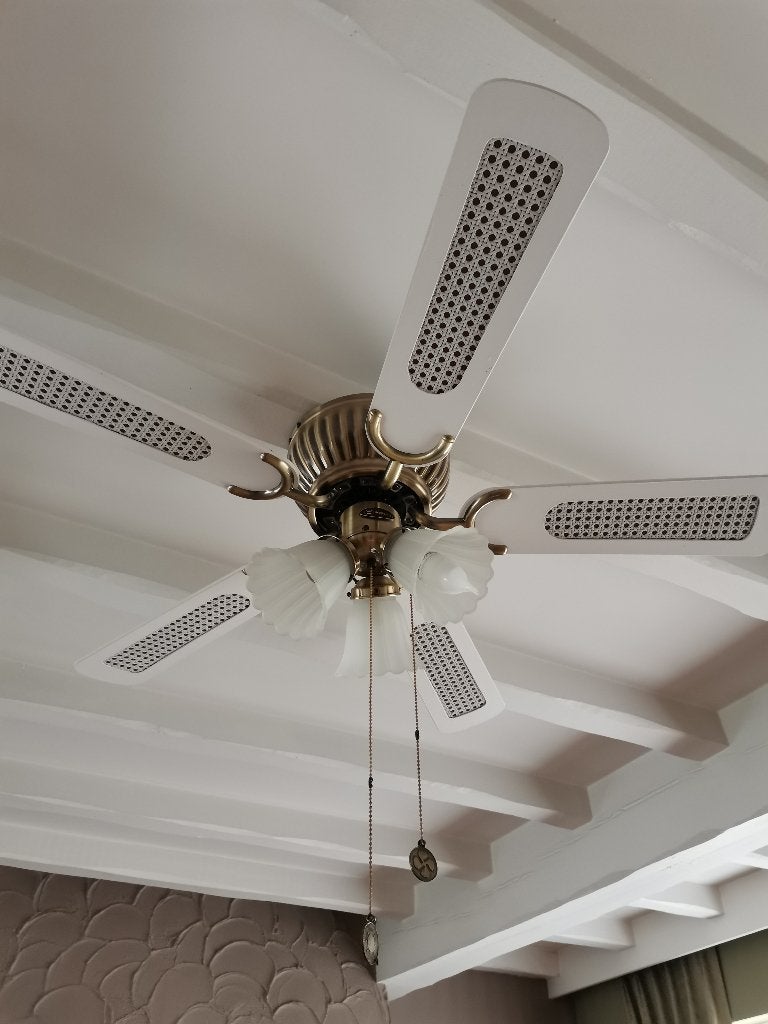 verlichting met ventilator, Elektronische apparatuur, Ophalen, Gebruikt, Plafondventilator