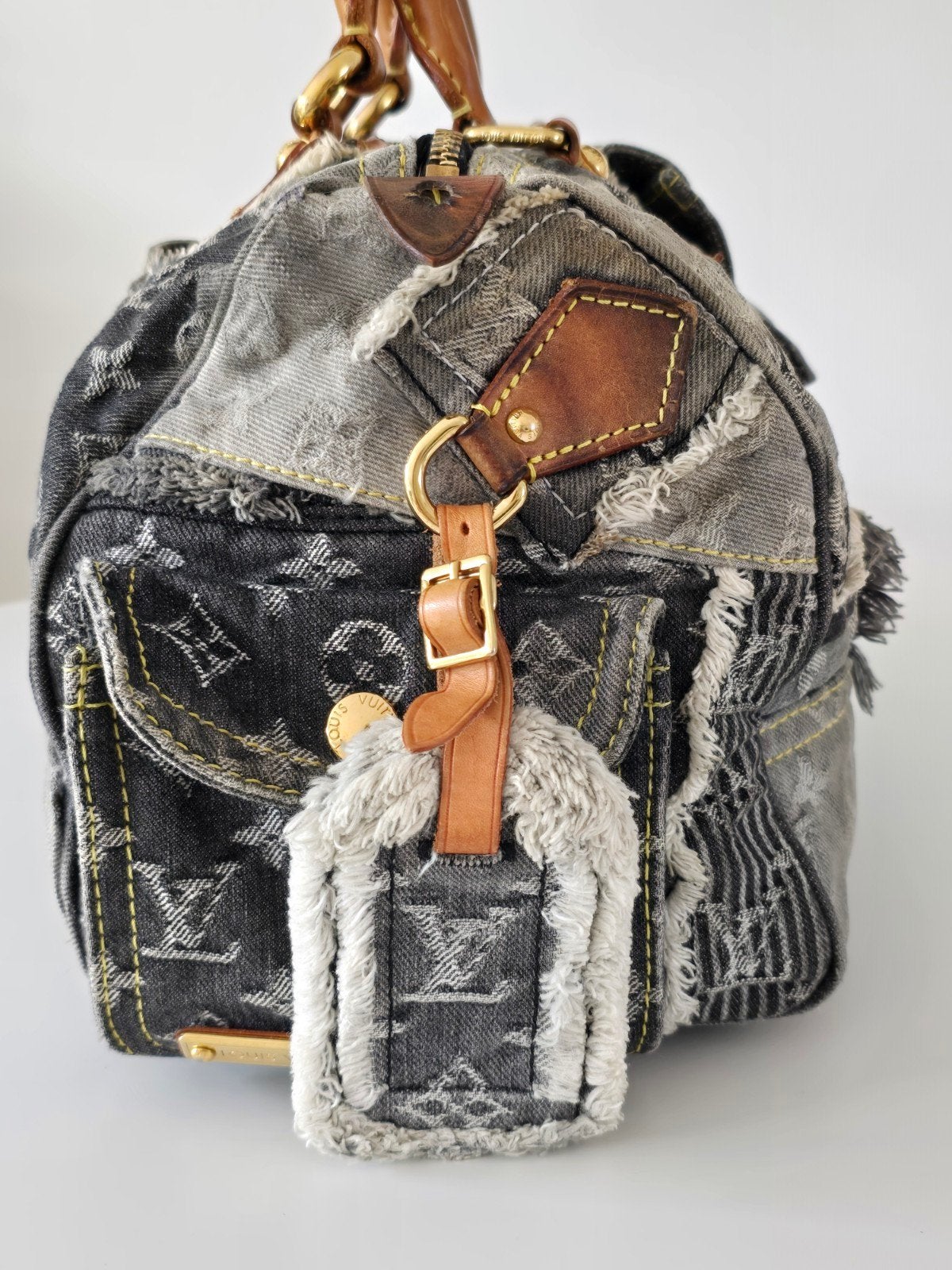 Louis Vuitton Speedy 30 lappendeken, Handtassen en Accessoires, Tassen | Damestassen, Ophalen of Verzenden, Zwart, Handtas