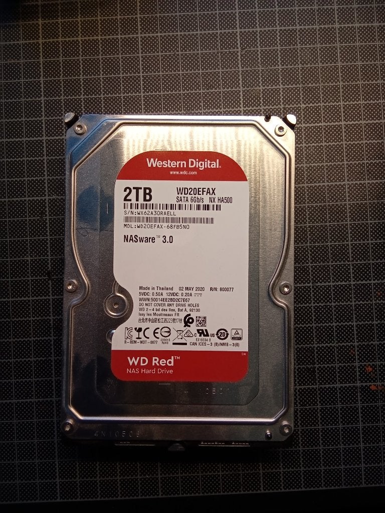 WD RED HARDE SCHIJF 3.0 VAN 2 TB, Computers en Software, Harde schijven, Ophalen, HDD