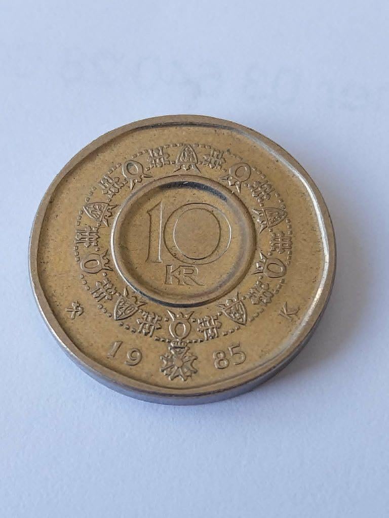 Noorwegen 10 Kroner munt, Enlèvement ou Envoi, Autres pays, Monnaie en vrac