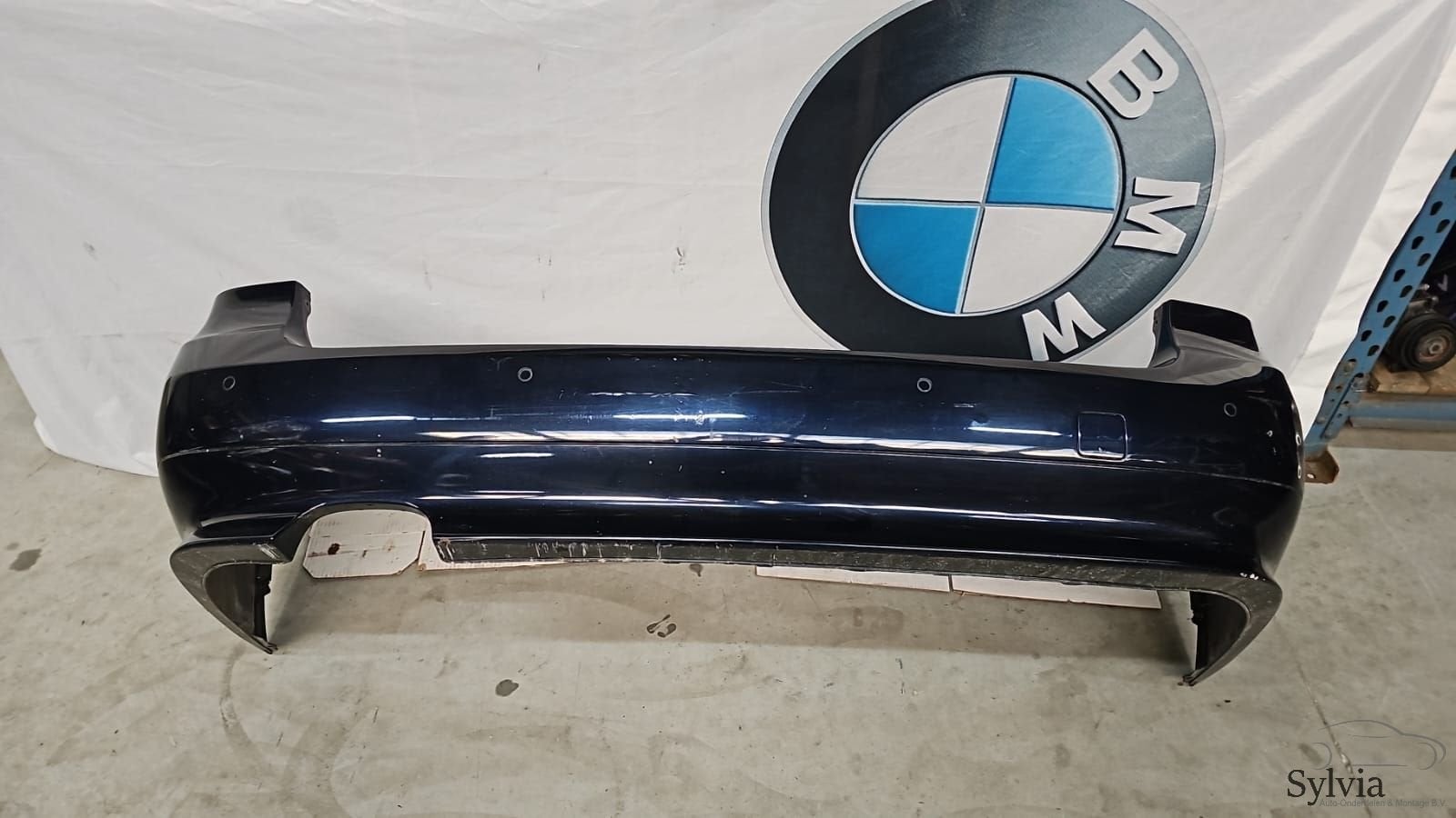 Achterbumper BMW 5 Serie E61 LCi Monacoblauw A35 51127184750, Gebruikt, -, -, Ophalen of Verzenden