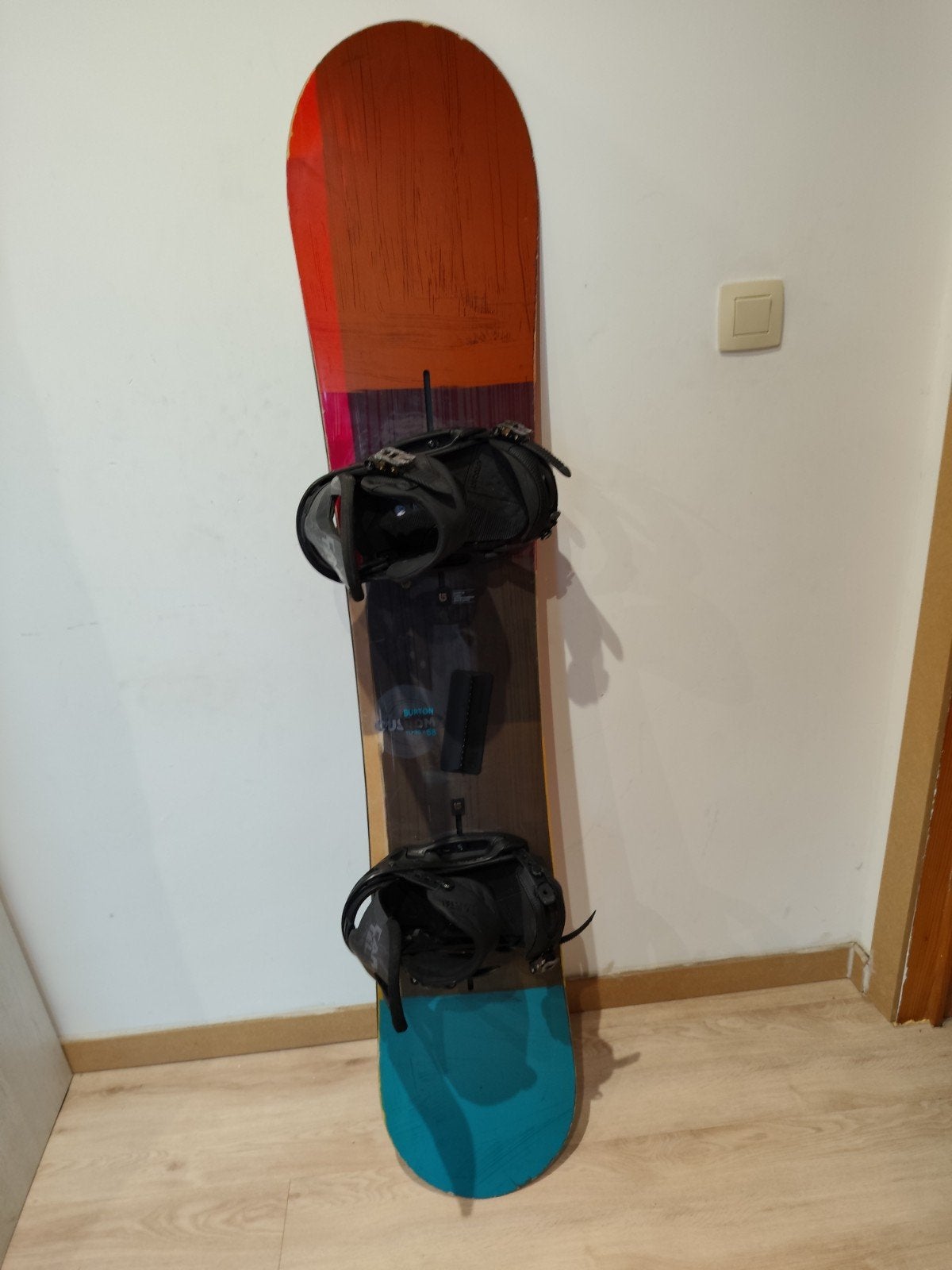 snowboard Burton custom flying v, Sport en Fitness, Ophalen, Bindingen