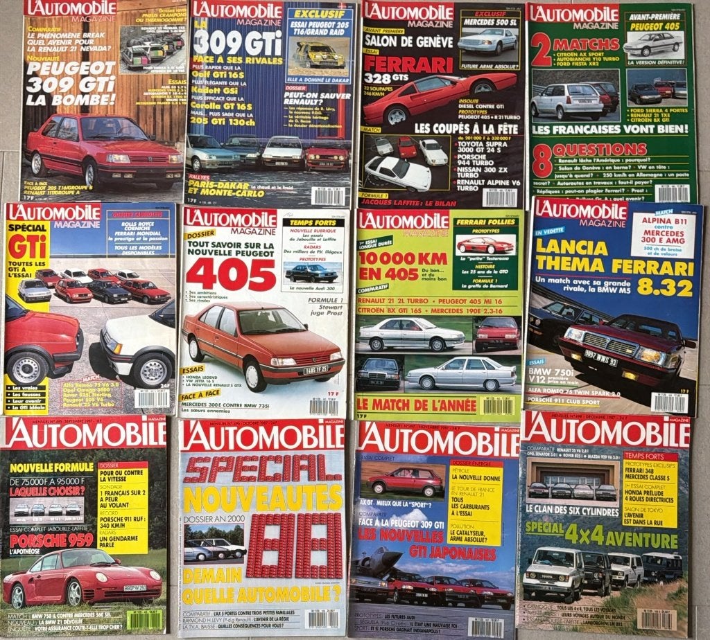 l'Automobile Magazine 1987, Gelezen, Algemeen, L'Automobile Magazine, Ophalen of Verzenden