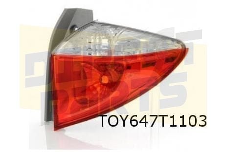 Toyota Verso S (-5/14) achterlicht Links Origineel! 81561527, Auto-onderdelen, -, Verzenden, -, Nieuw