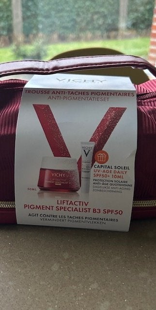 Vichy set liftactiv pigment specialist B3 SPF50, Ophalen of Verzenden, Nieuw, Verzorging
