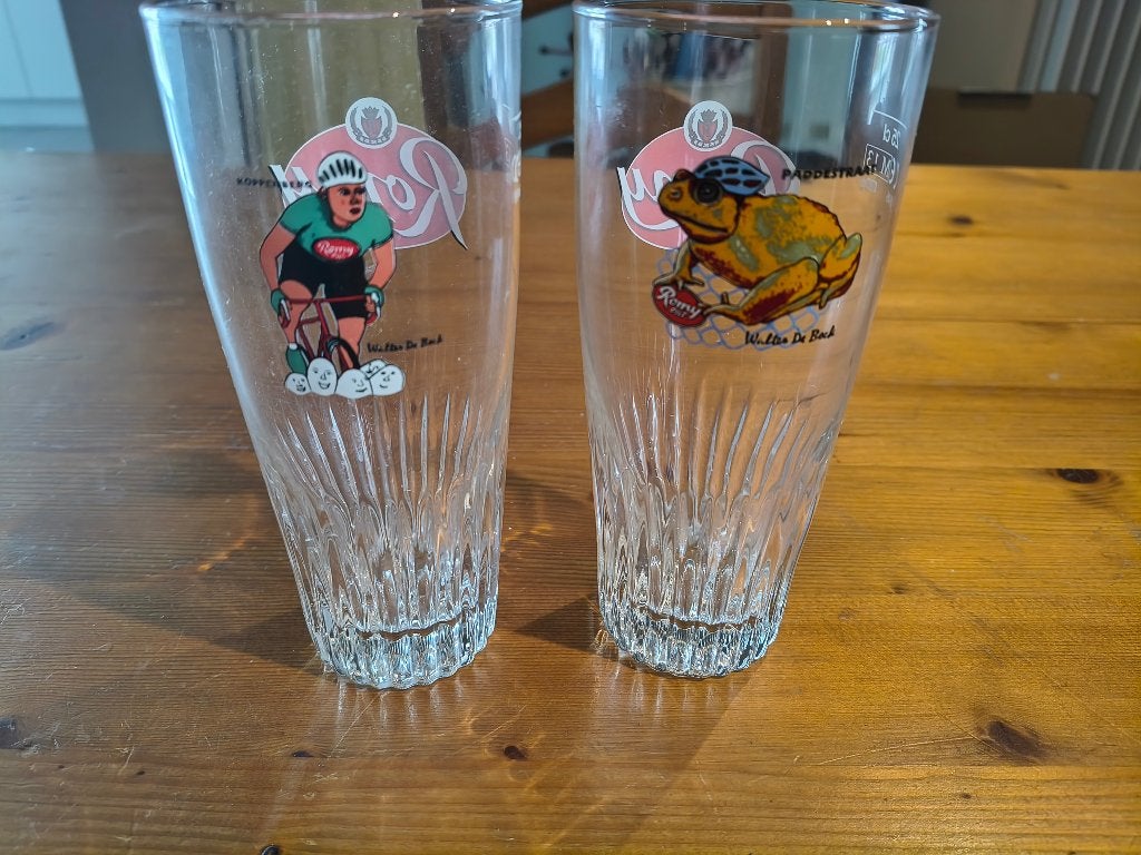 Wielrennen - Romy pils, Verzamelen, Biermerken, Ophalen, Nieuw, Glas of Glazen, Overige merken