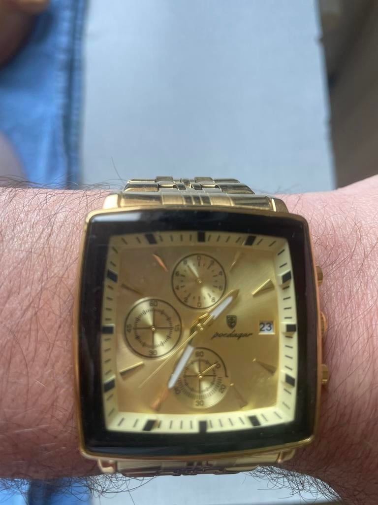 Montre or, Handtassen en Accessoires, Horloges | Antiek, Ophalen, Goud, Polshorloge