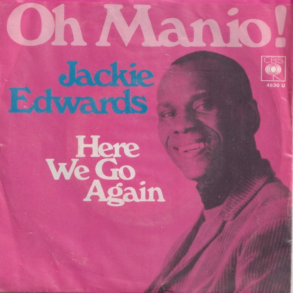Jackie Edwards – Oh Marie / Here we go again - Single, CD & DVD, Enlèvement ou Envoi, Utilisé, 7 inch, R&B et Soul