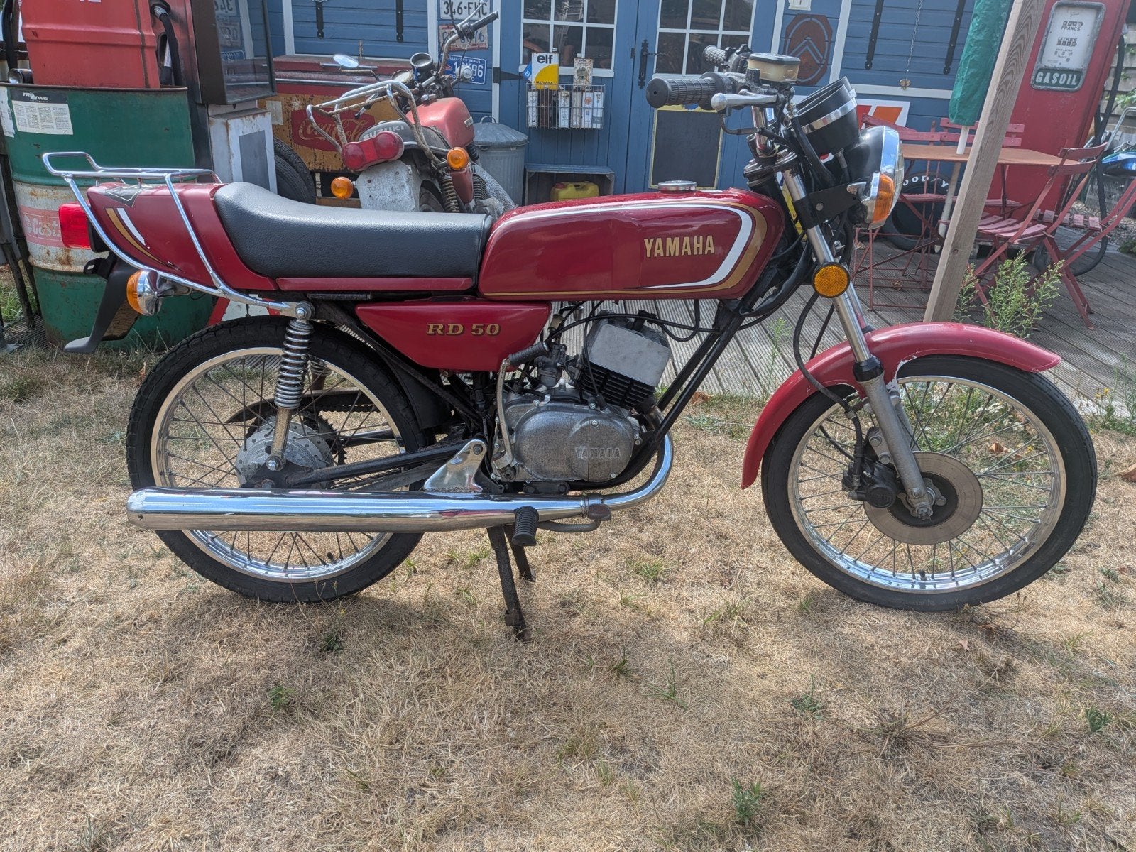 Yamaha RD 50, Ophalen, Yamaha