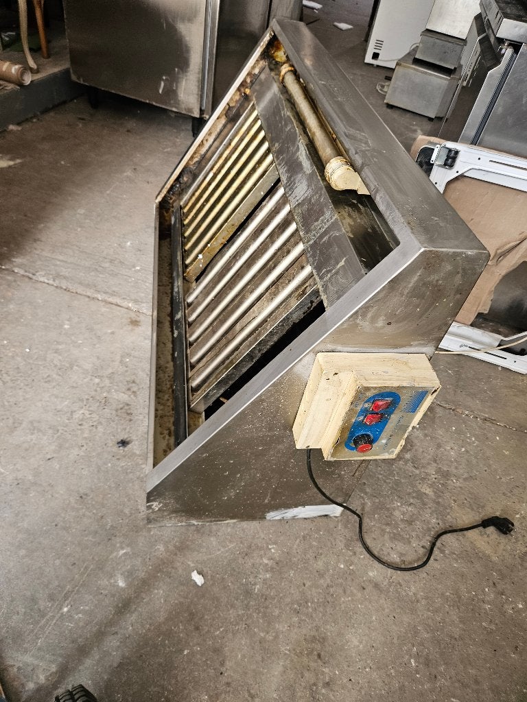 horeca damkap, Enlèvement, Utilisé, Mobilier en inox