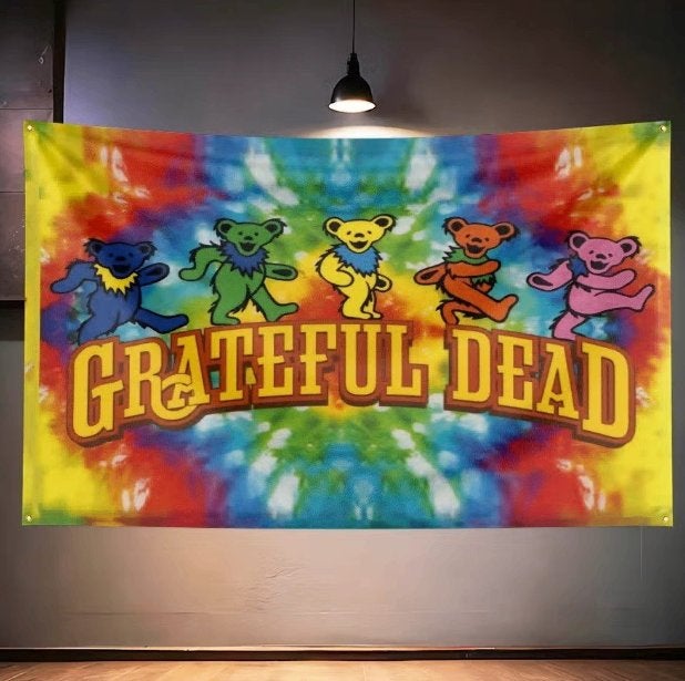 Grote vlaggen Grateful Dead (150x90cm) Nieuw., Ophalen of Verzenden