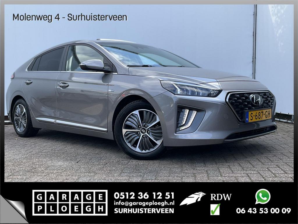 Hyundai IONIQ 1.6 GDi PHEV Premium Stoel/Stuurverw OpenSky I, Auto's, Automaat, Parkeersensor, Bedrijf, Hybride Elektrisch/Benzine