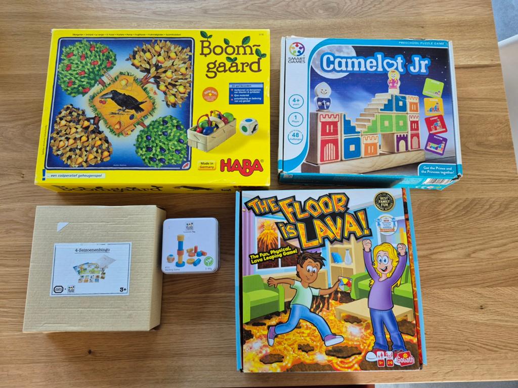 Gezelschapsspellen, Enlèvement, Utilisé