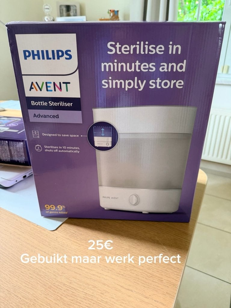 Sterilisator Philips Avent, Ophalen, Gebruikt, Sterilisator, Philips Avent