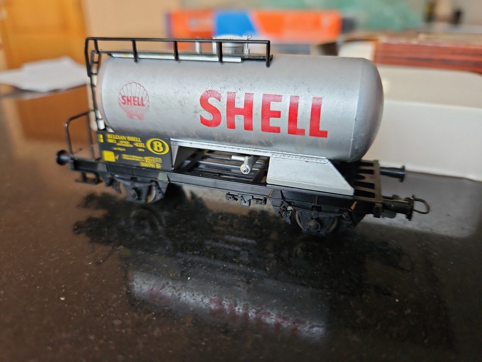 Chaudière Liliput NMBS SNCB Shell, Enlèvement ou Envoi, Wagon, Utilisé, Courant continu ou Courant alternatif