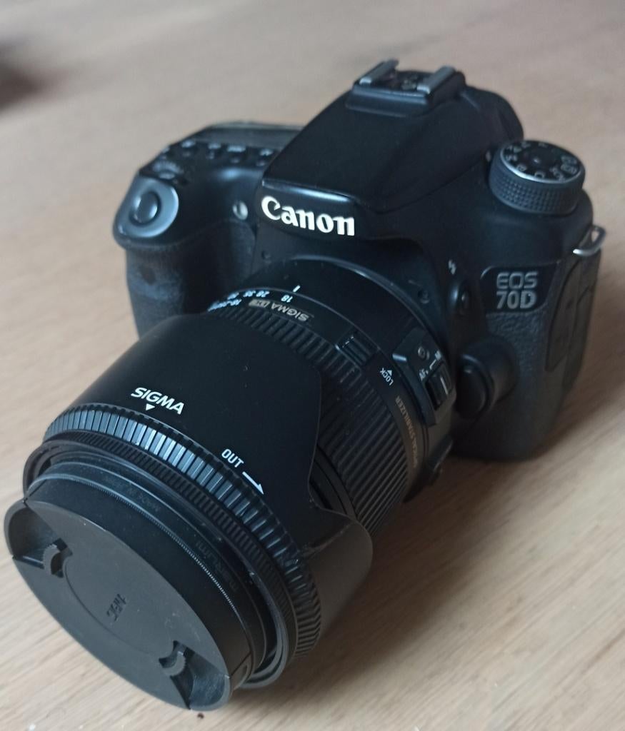 Canon 70D met Metz flitslamp, draagtas en accessoires, Audio, Tv en Foto, Ophalen, Gebruikt, Spiegelreflex, Canon