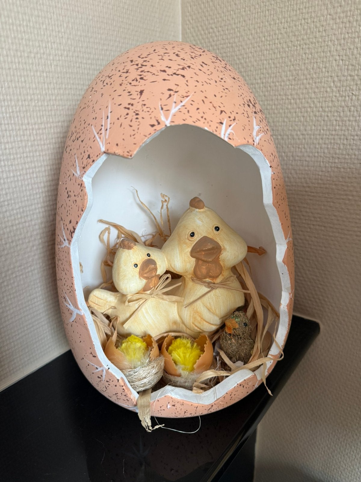 Groot Paasei 30 cm h x 20 cm in steen, in perfecte staat, Ophalen, Zo goed als nieuw
