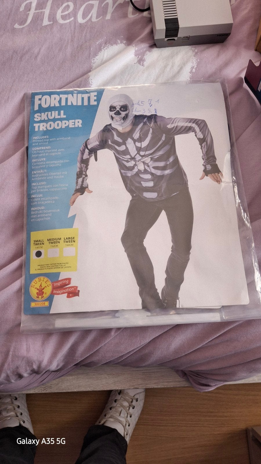 verkleedkleding fortnite, Ophalen