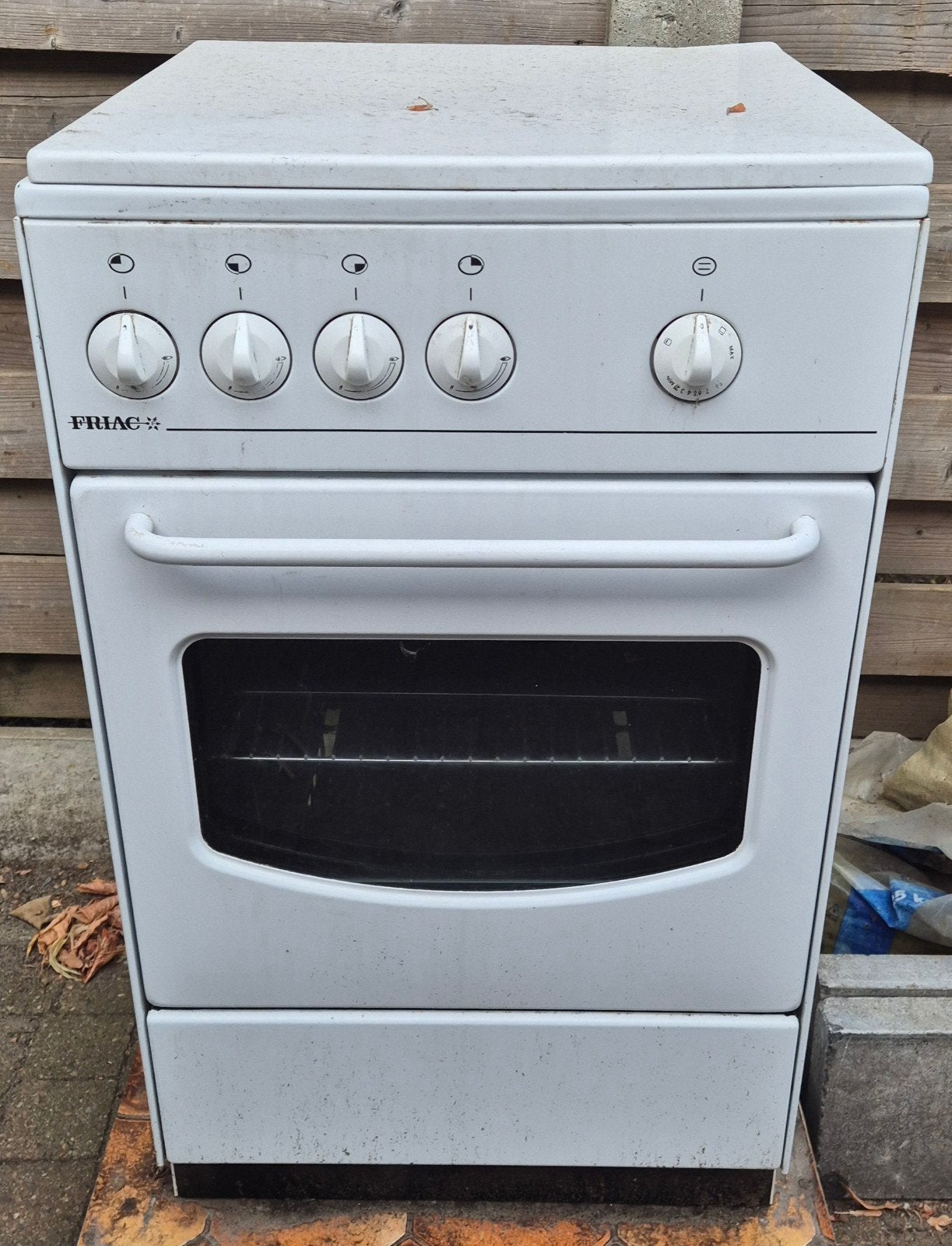 oven + gasvuur, Elektronische apparatuur, Fornuizen, Ophalen, Gebruikt, 4 kookzones, Gas