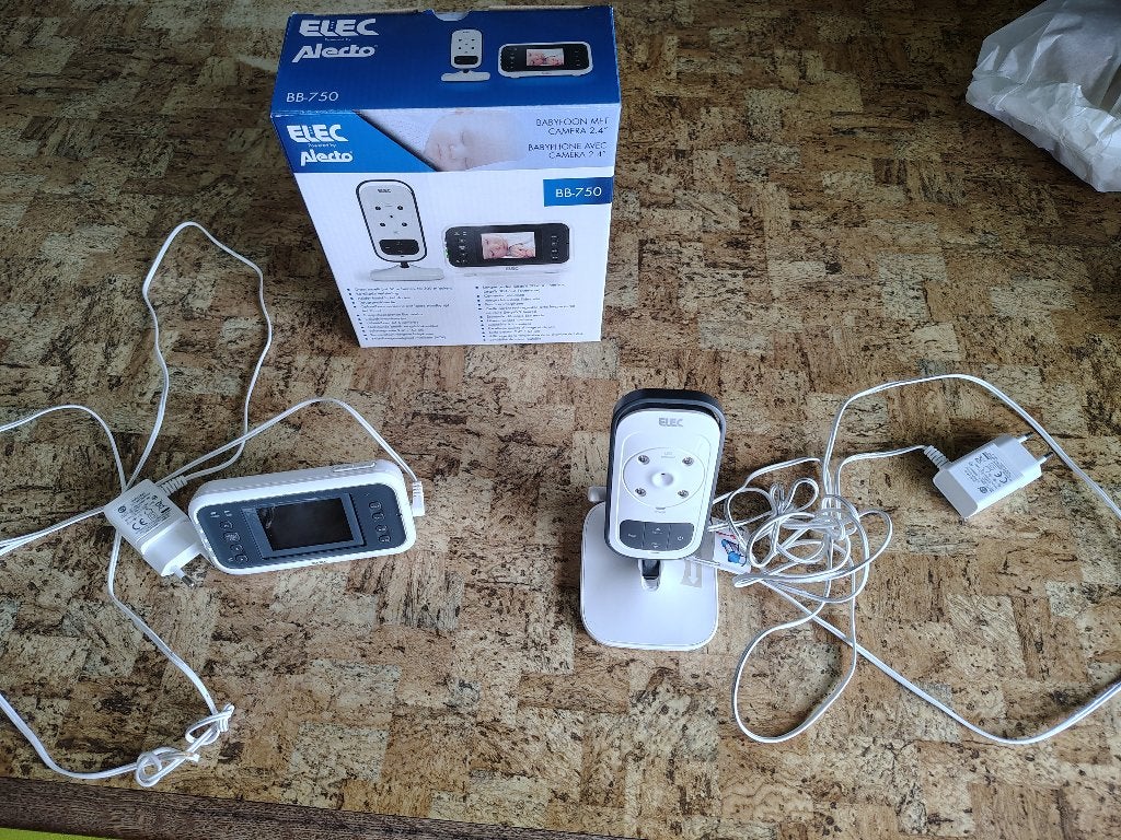 Babyphone Alecto BB-750, Kinderen en Baby's, Ophalen of Verzenden, Zo goed als nieuw, Minder dan 100 meter, Camera