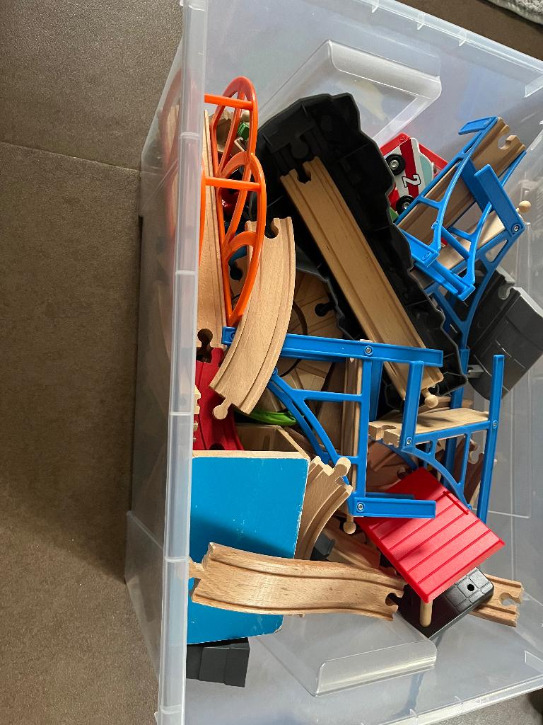 Houten treinspoor, Kinderen en Baby's, Ophalen, Zo goed als nieuw, Overige typen