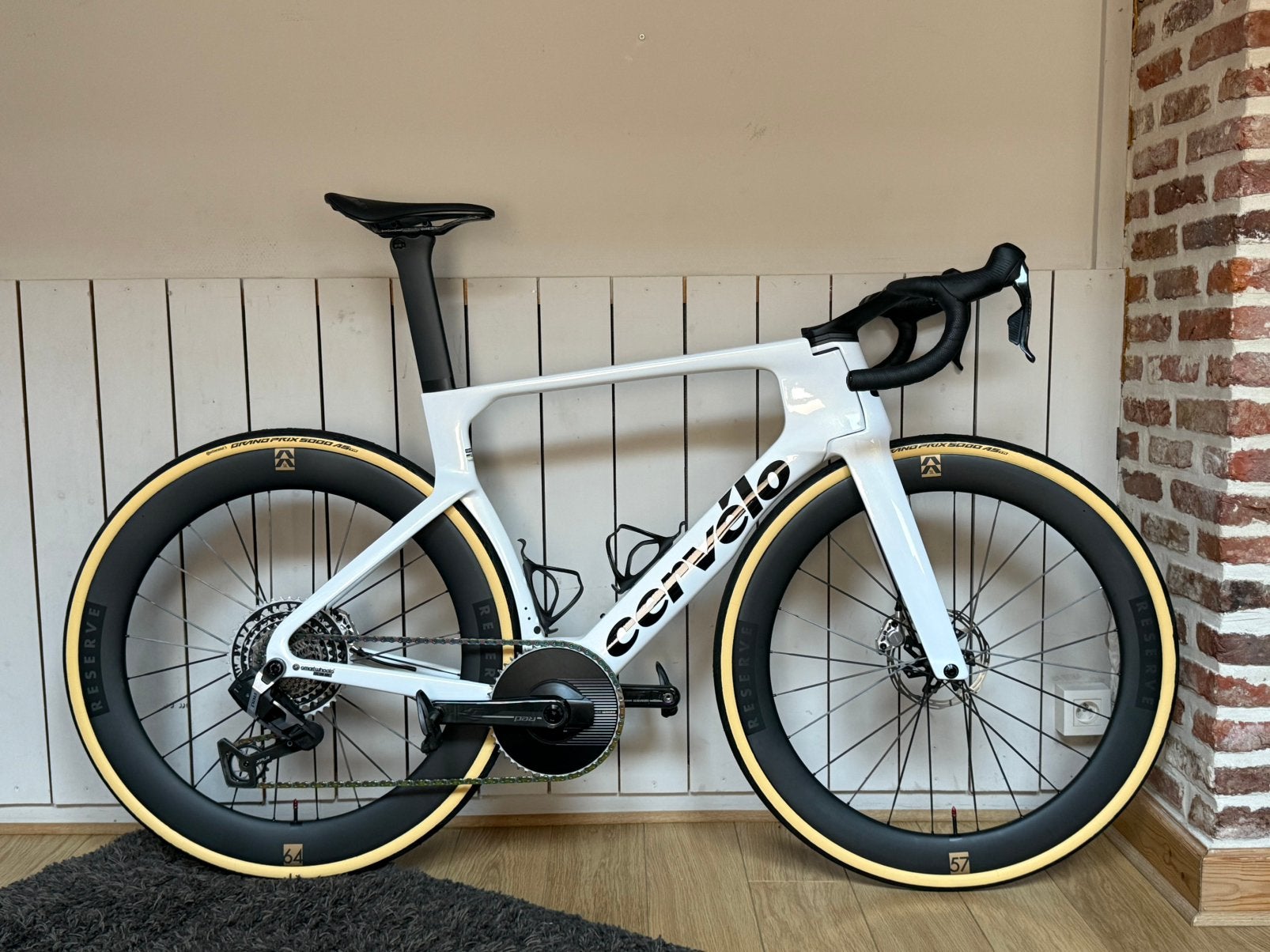 Cervélo S5 LTD lithium white frameset 56 NIEUWSTAAT, Fietsen en Brommers, Ophalen, Zo goed als nieuw